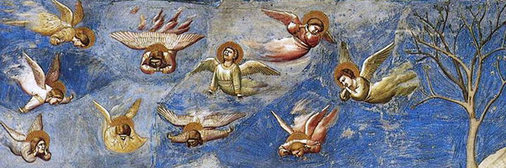 Lamentation of Christ (1300s). Fresco at the Cappella degli Scrovegni, Padova